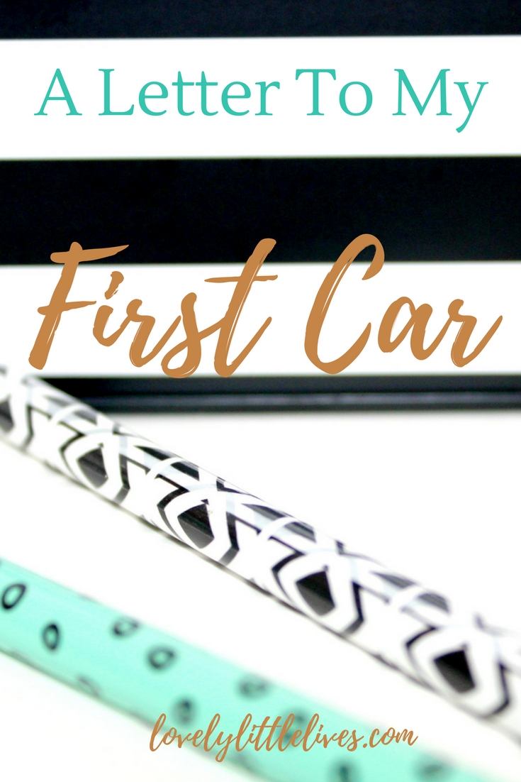 A Letter to My First Car 