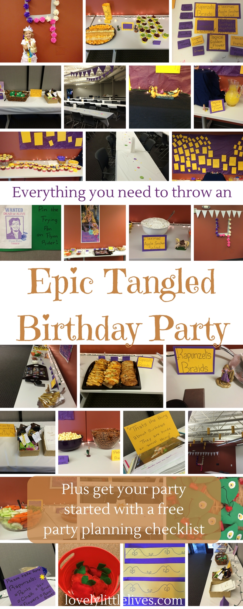Everything you need to throw an Epic Tangled Birthday Party