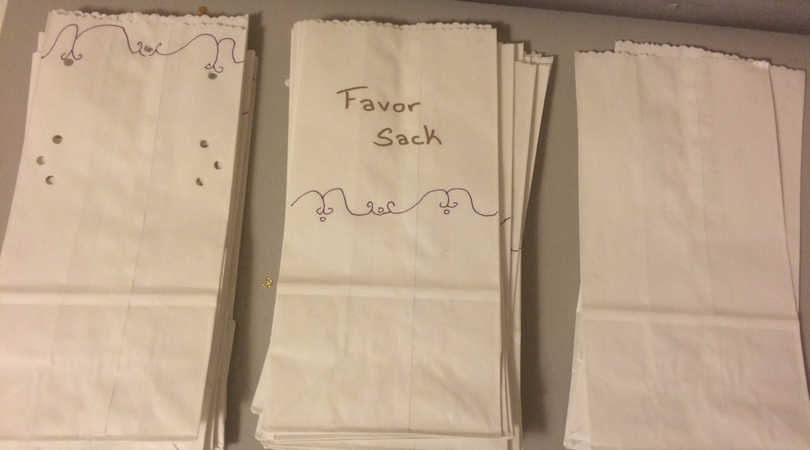 Tangled Favor Bags