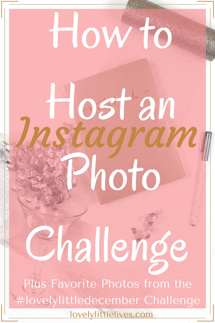 how to host a photo Instagram challenge