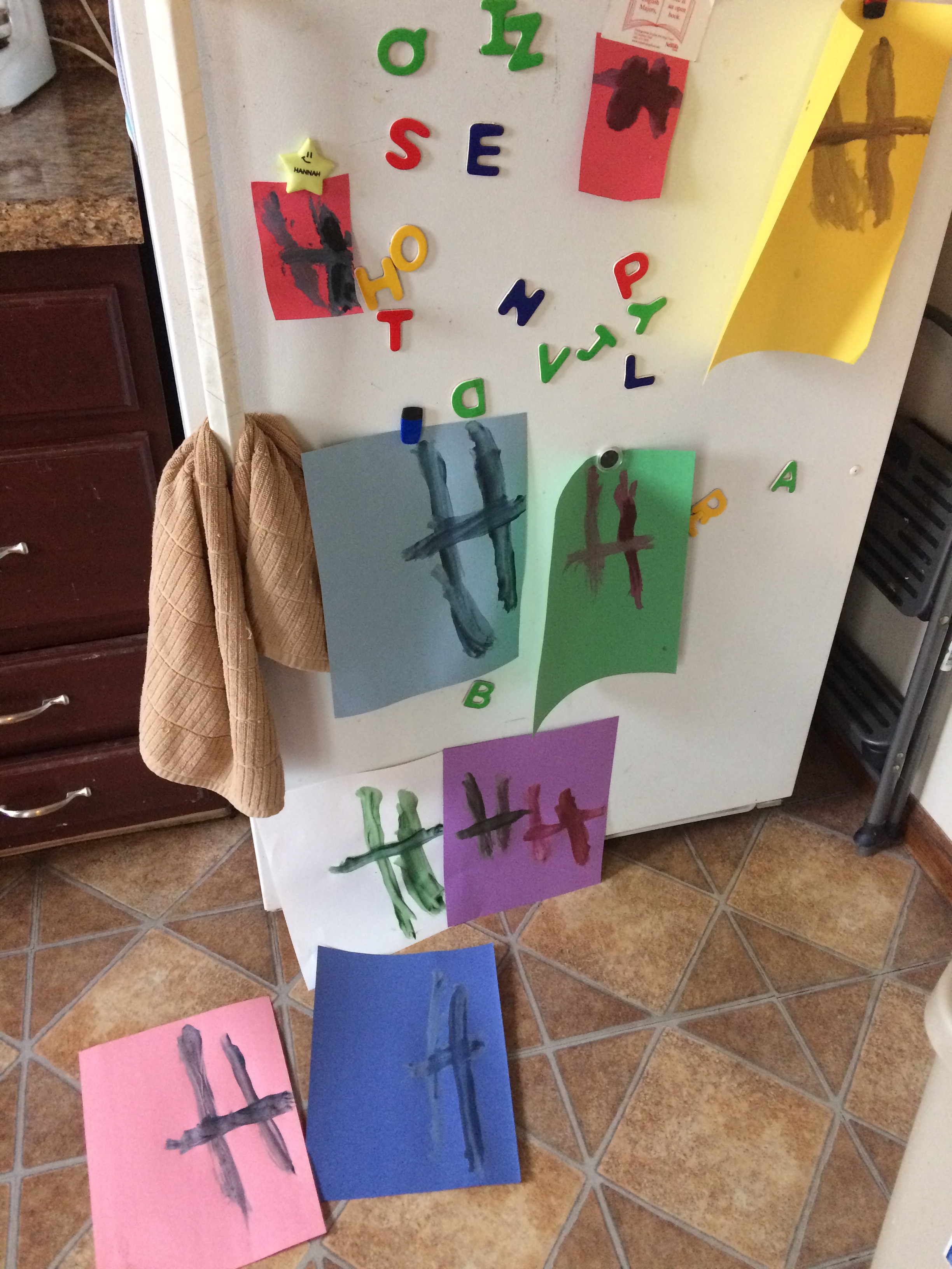 Indoor Activity letters