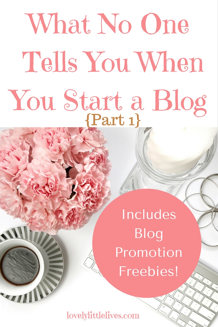 What no one tell you when you start a blog 