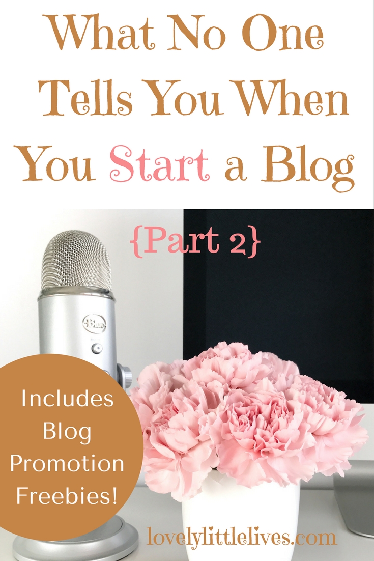 What no one tells you when you start a blog part 2