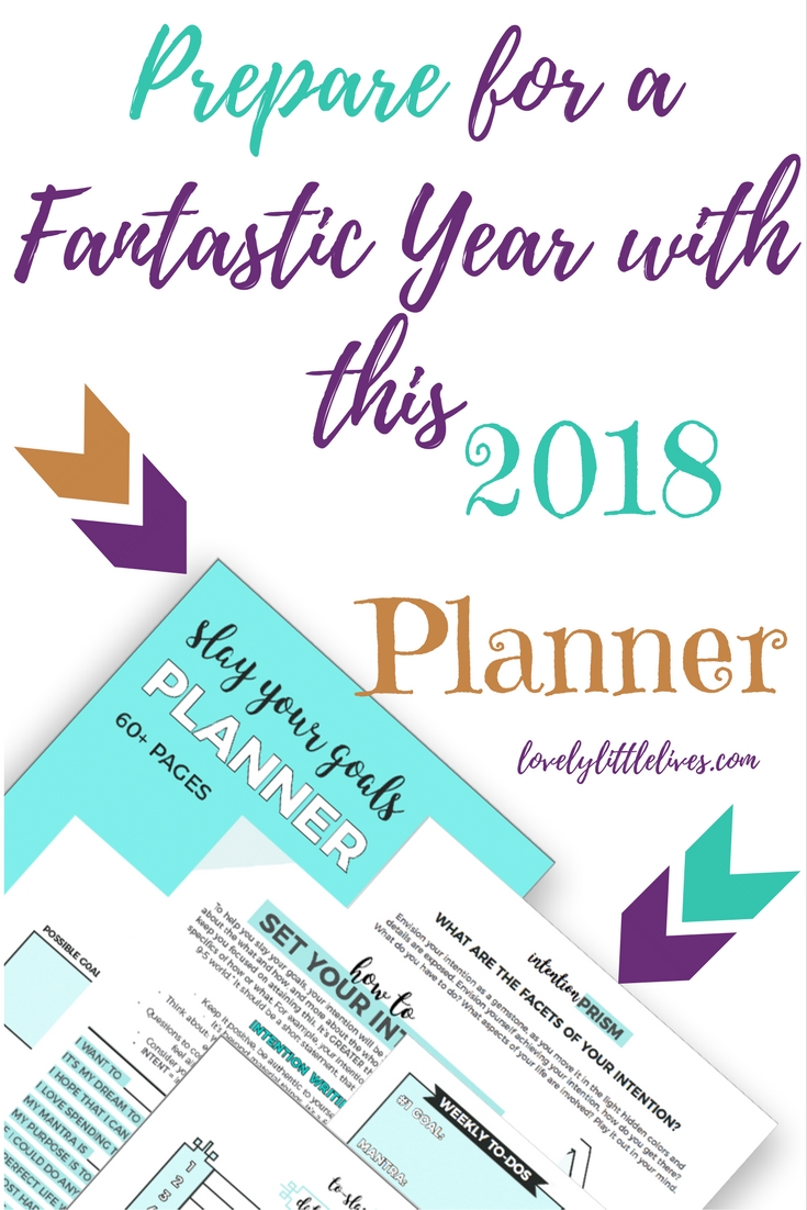 Prepare for a Fantastic Year with this 2018 Planner