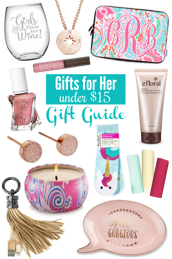 GIFTS FOR HER UNDER $15 GIFT GUIDE