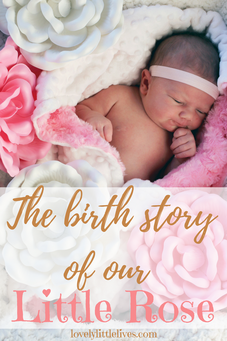 The Birth Story of Our Little Rose #birthstory #newbornphotography #newborn