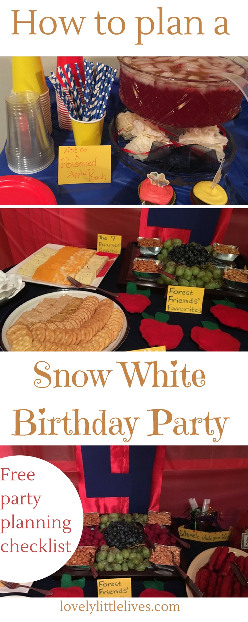 Snow White Party Ideas for a Girl Birthday