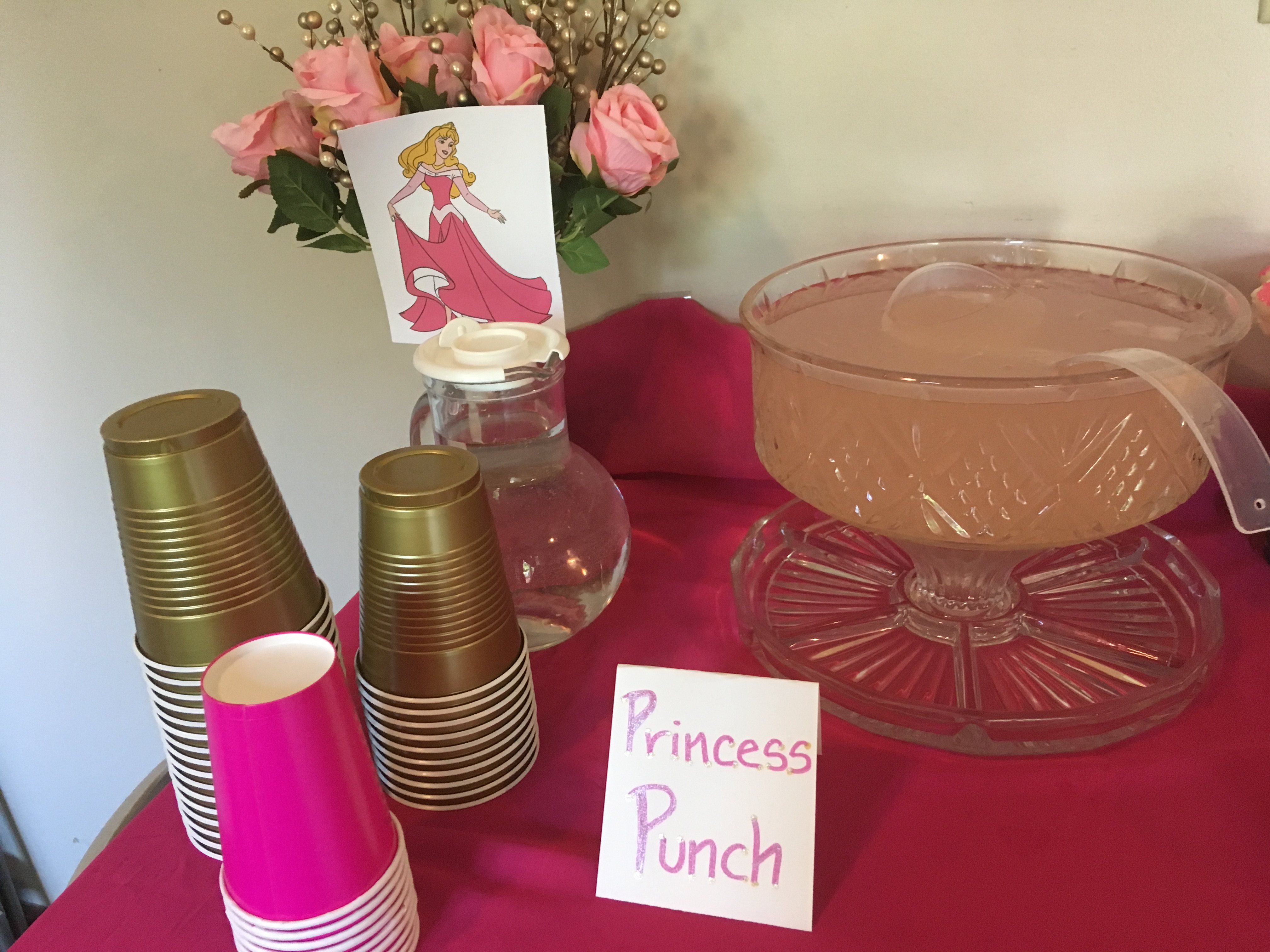 Sparkling Pink Punch Party Recipe - Made by a Princess